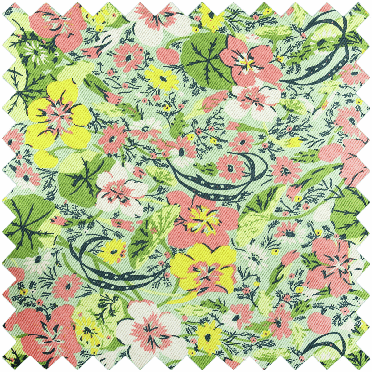 Spring Floral Apple Pincushion