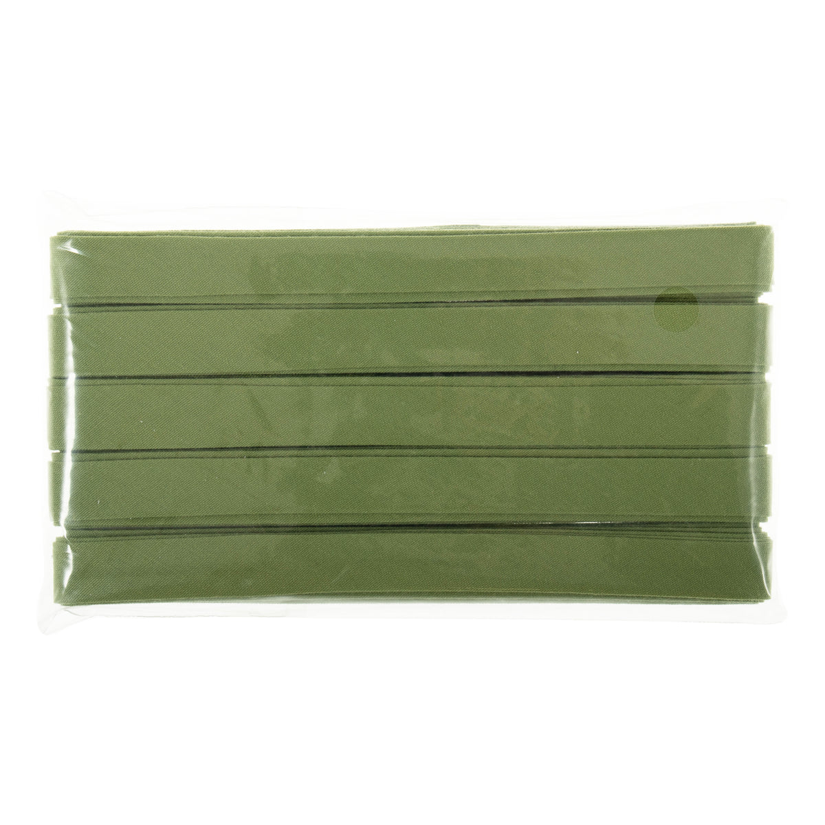 Apple green polycotton bias binding on card