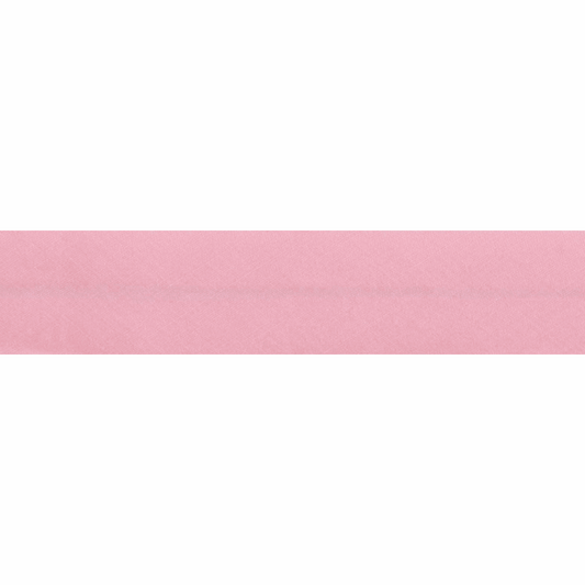 Polycotton Bias Binding 2.5m x 12mm - Pink