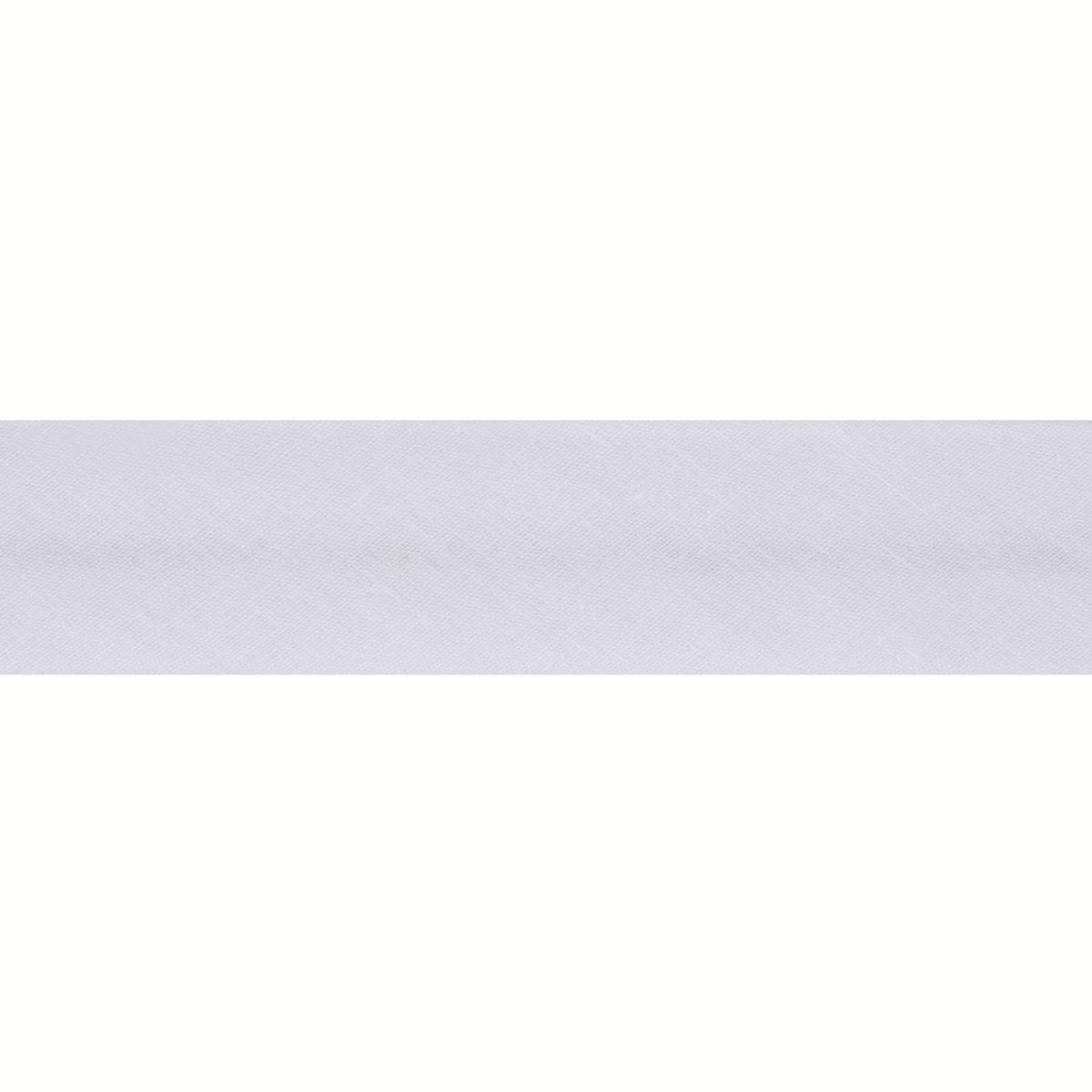 Polycotton Bias Binding 2.5m x 12mm - White