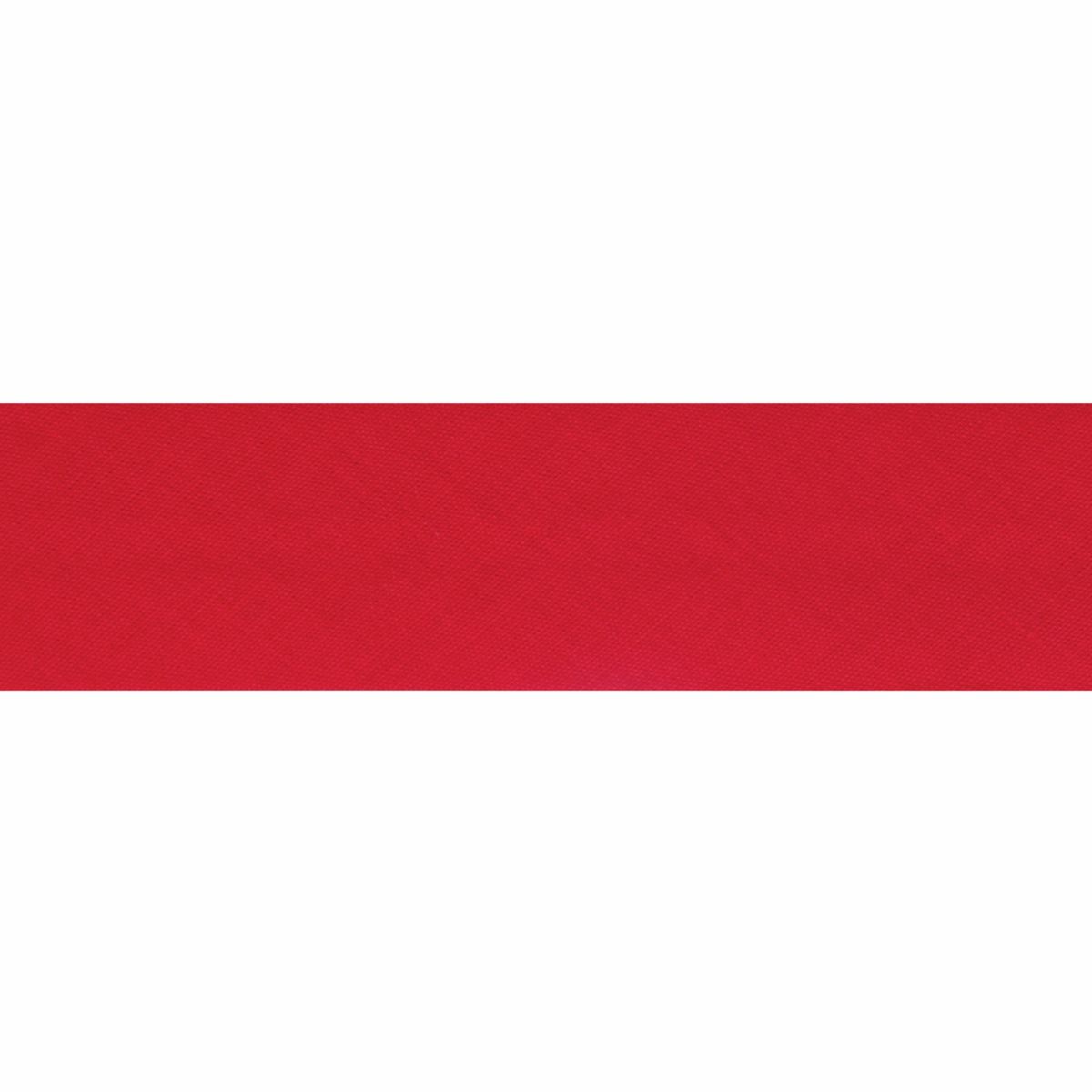 Polycotton Bias Binding 2.5m x 25mm - Red