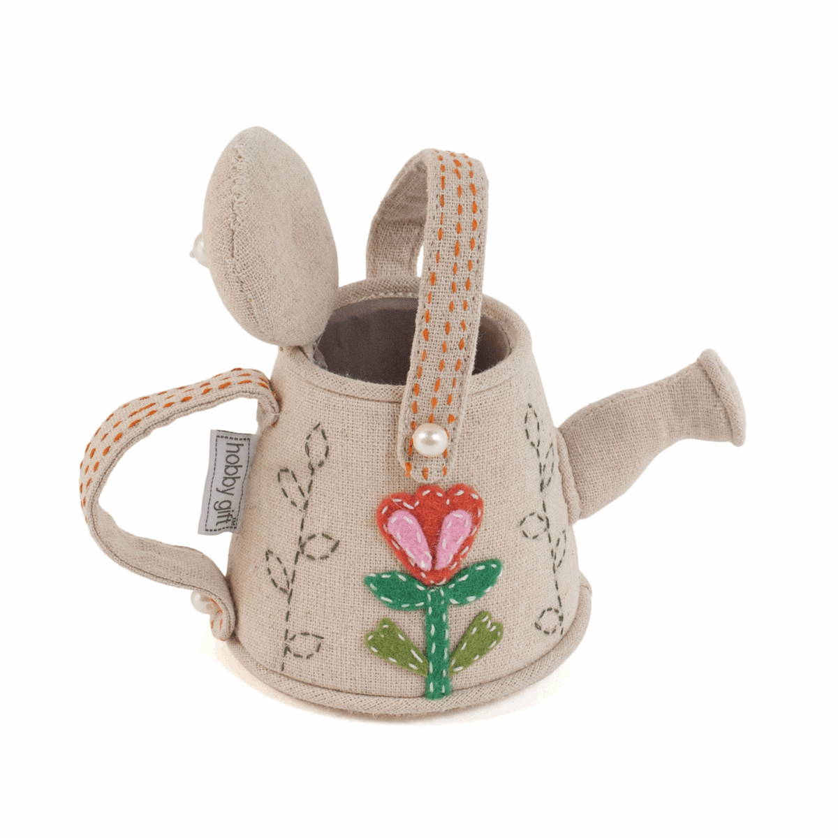 Hedgerow Watering Can Bird Pincushion