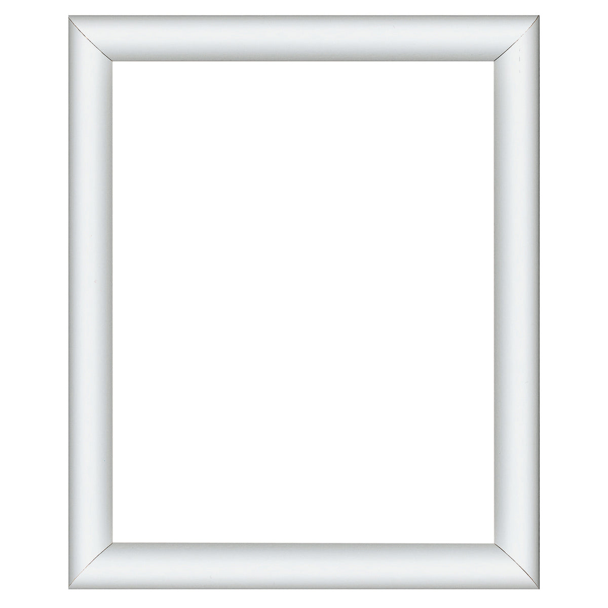 White rectangular wooden needlecraft display frame