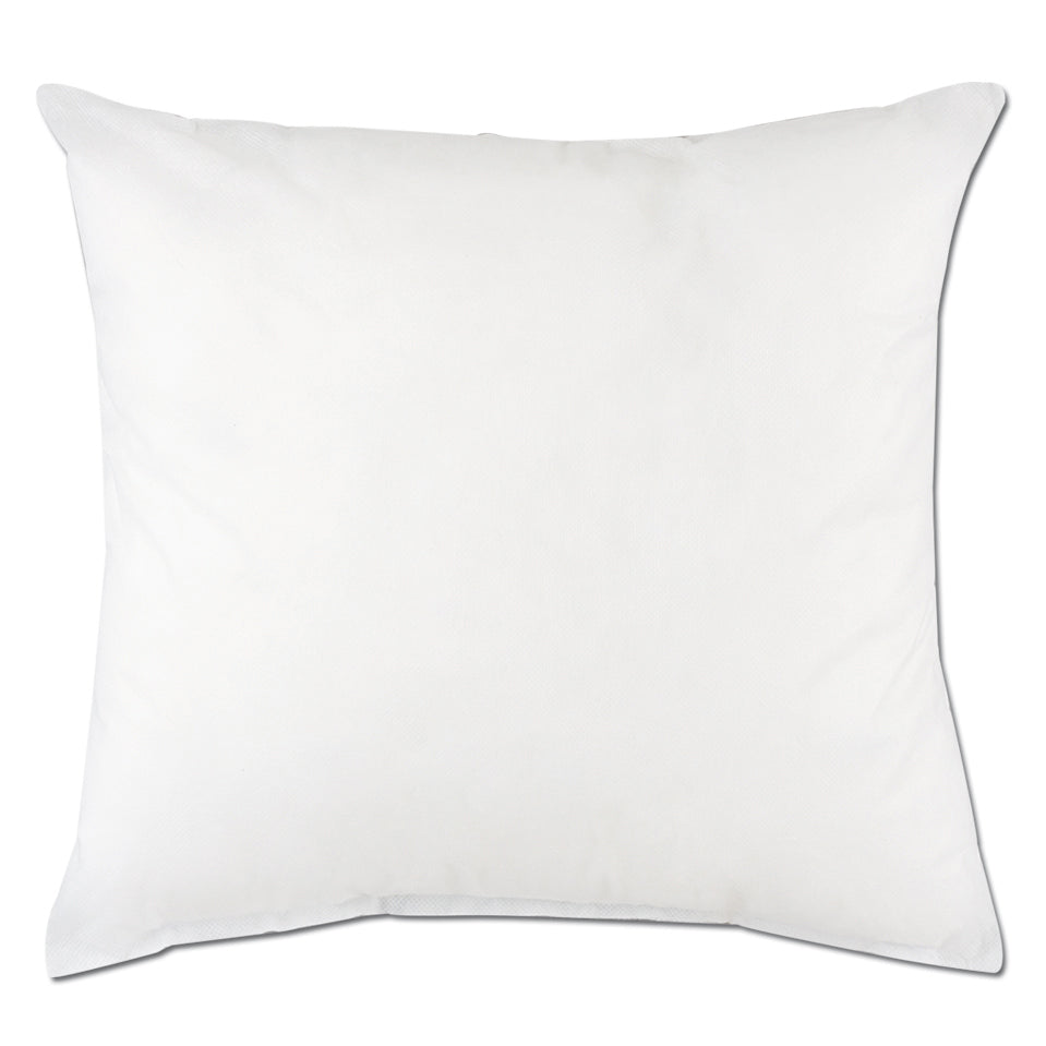 Square white polyester cushion pad