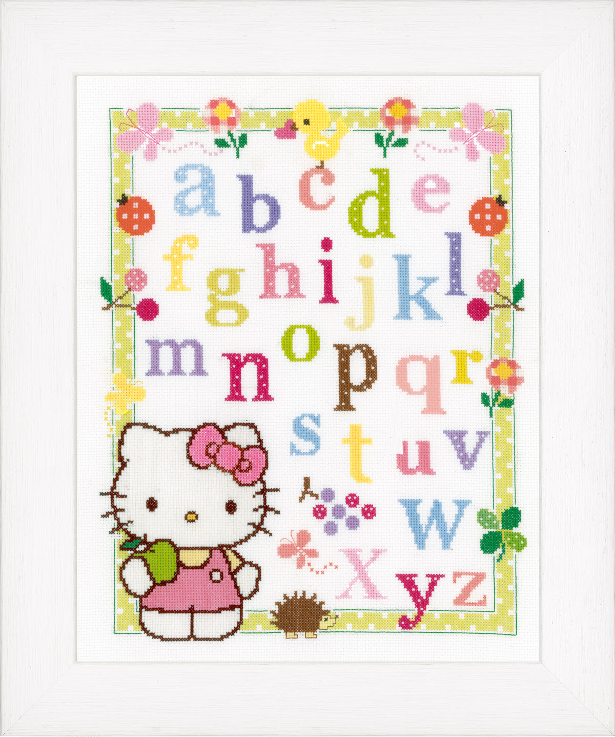 Hello Kitty alphabet counted cross stitch kit