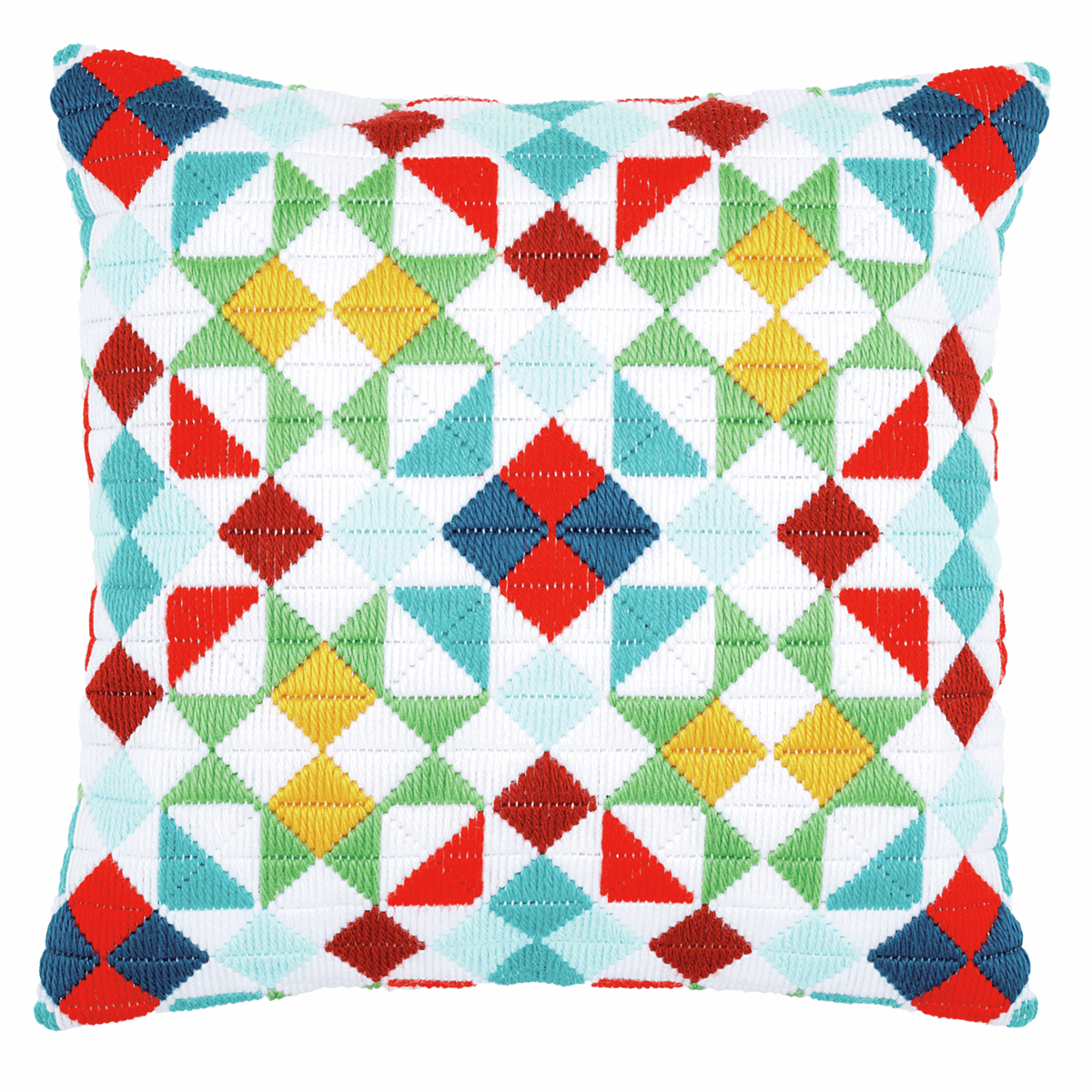 Vervaco Long Stitch Cushion Kit - Rhombuses