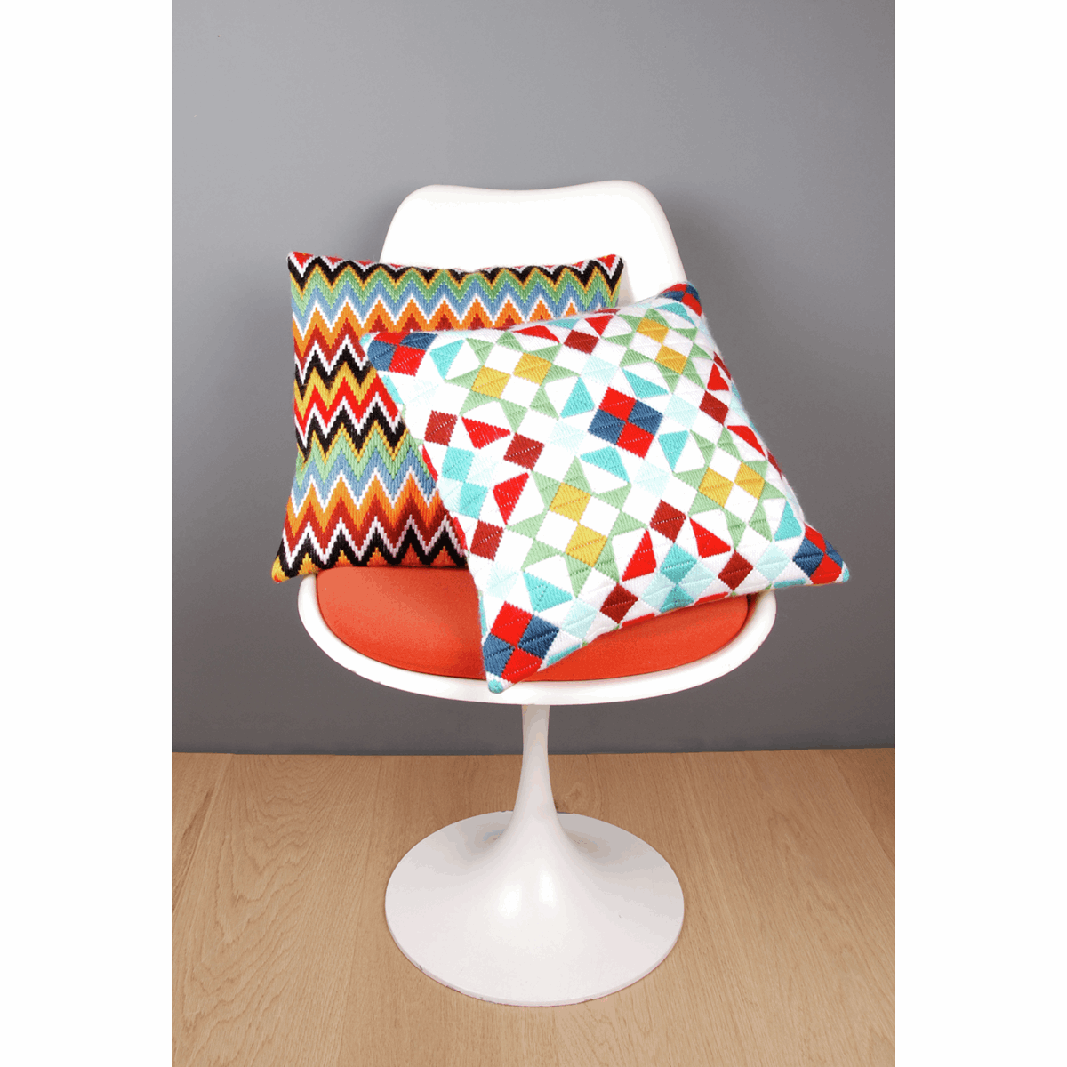 Vervaco Long Stitch Cushion Kit - Zigzag Lines