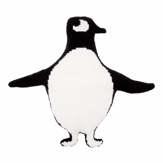 Vervaco Cross Stitch Cushion Kit - Eva Mouton: Penguin