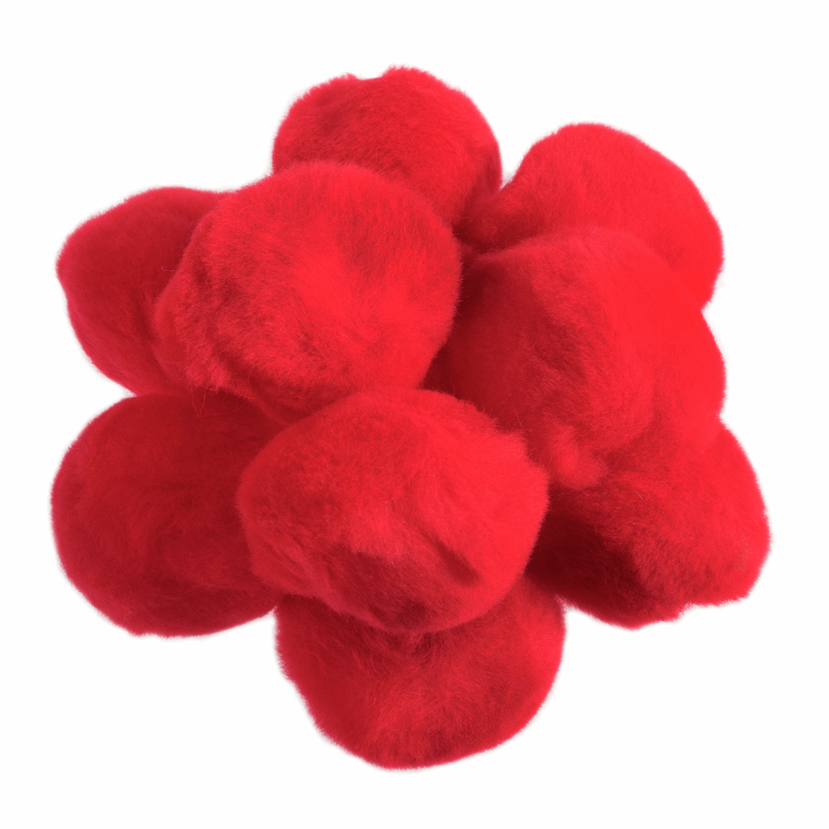 Trimits Red Pom Poms - 50mm (Pack of 25)