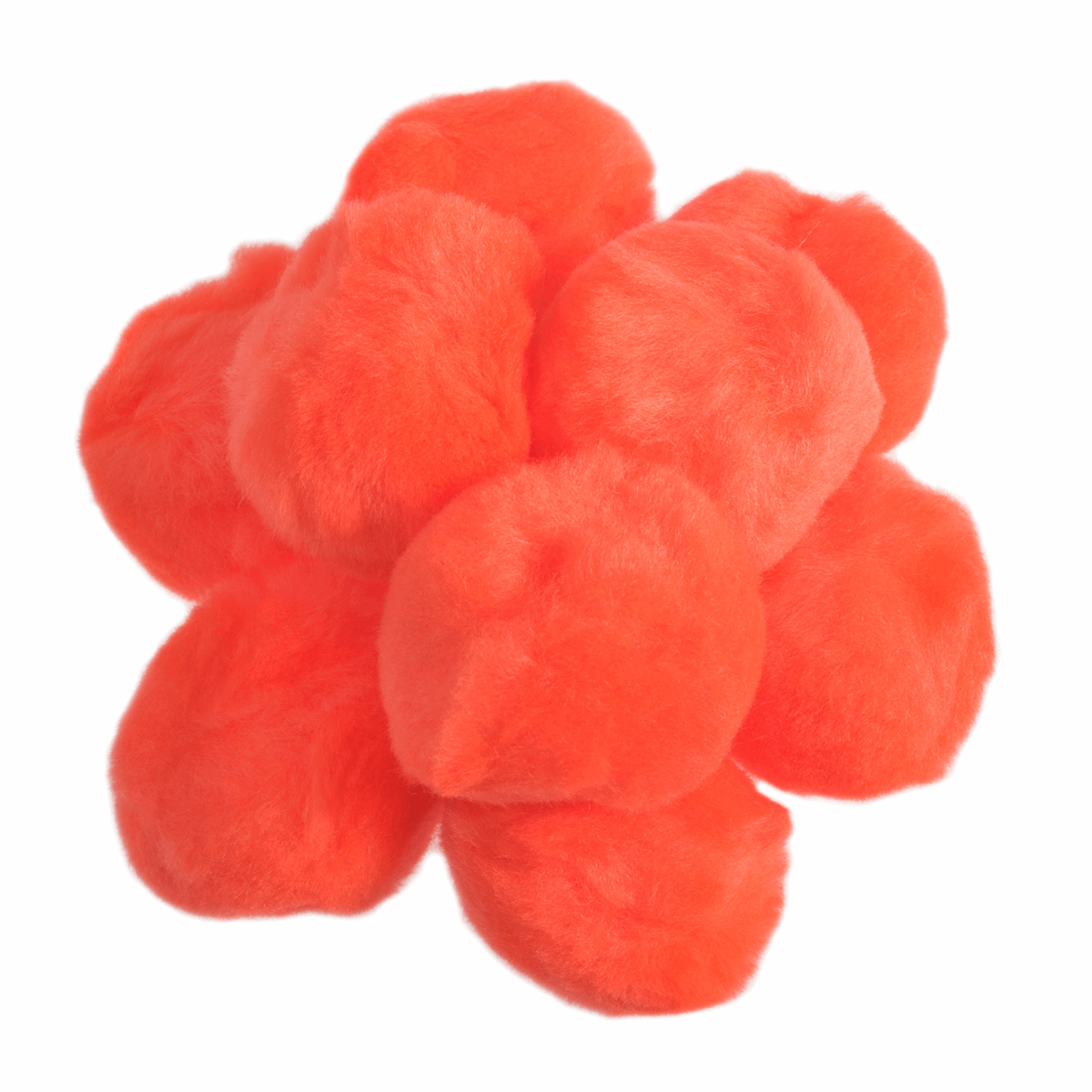 Trimits Orange Pom Poms - 50mm (Pack of 25)