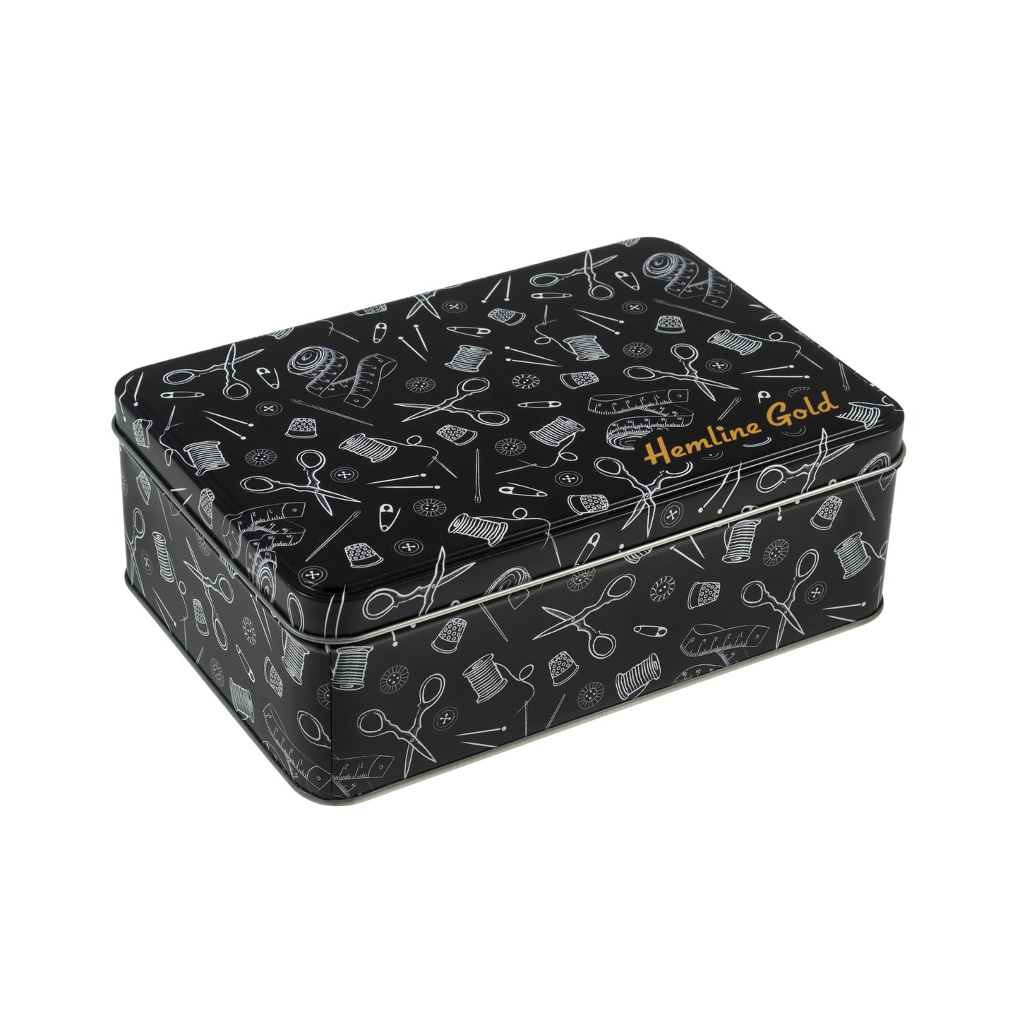Sewing Accessories Tin, Large, 19 x 13 x 6.5cm