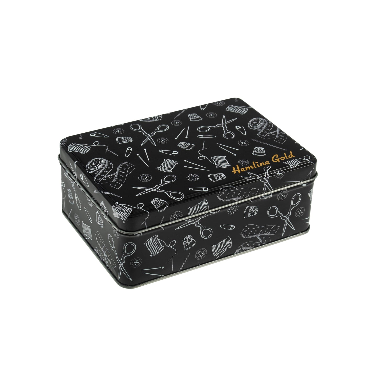 Sewing Accessories Tin, Medium, 14.3 x 10.2 x 5.5cm