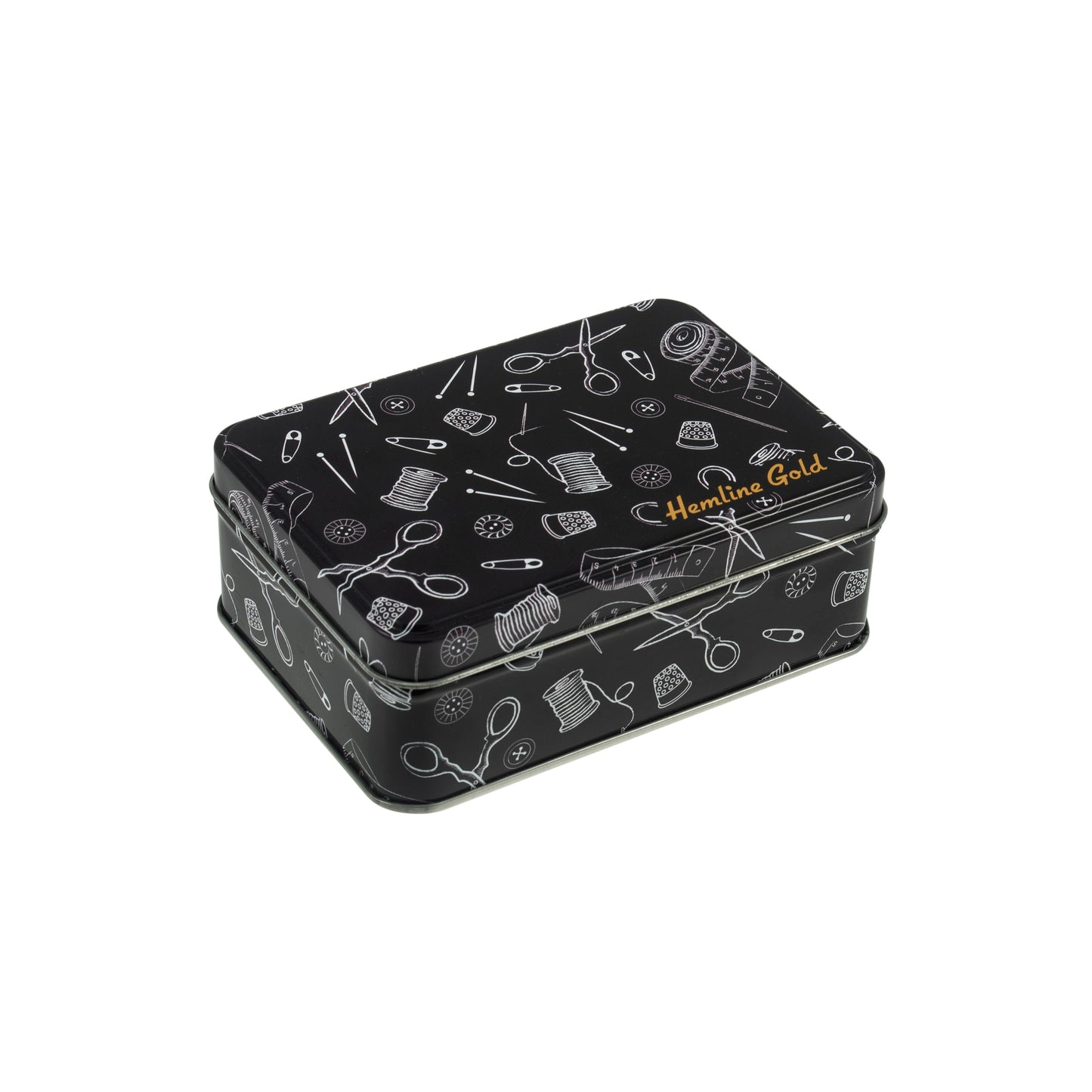 Sewing Accessories Tin, Small, 12 x 8.5 x 3cm
