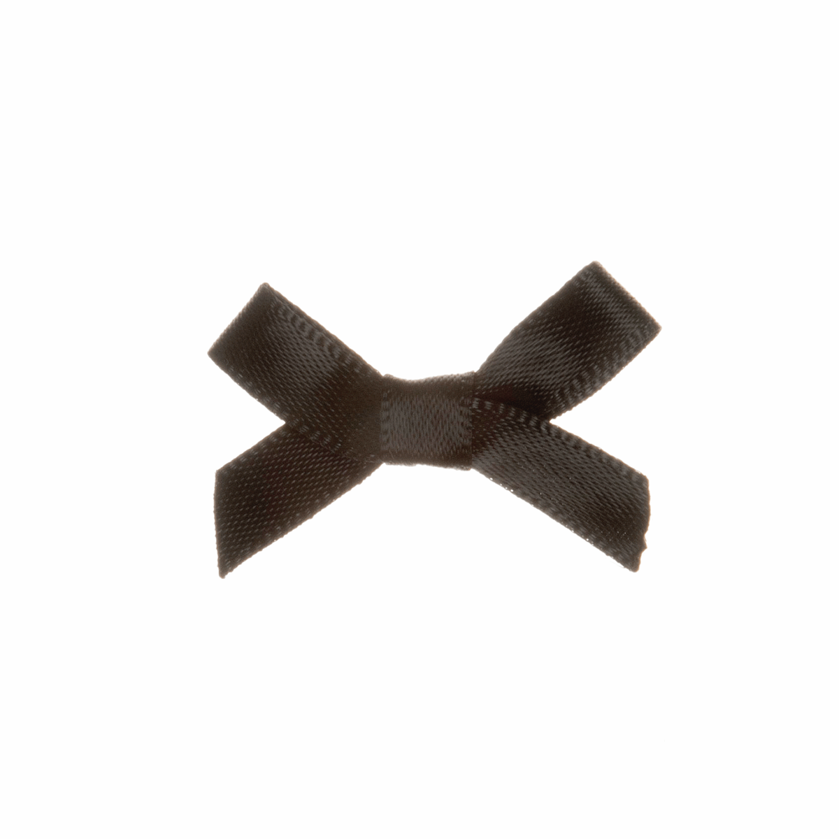 Black Satin Craft Bow - 7mm (Pack of 100)