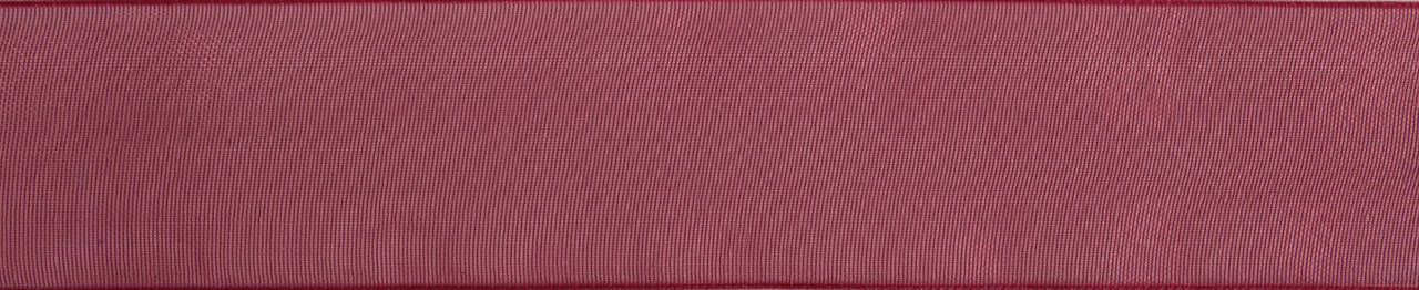 Wine Organdie Ribbon - 6m x 12mm