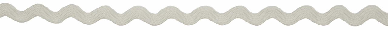 Ivory Ric Rac Ribbon - 4m x 6mm