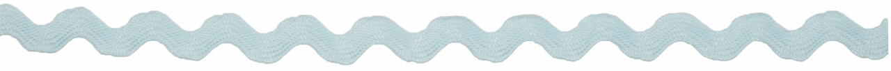 Baby Blue Ric Rac Ribbon - 4m x 6mm