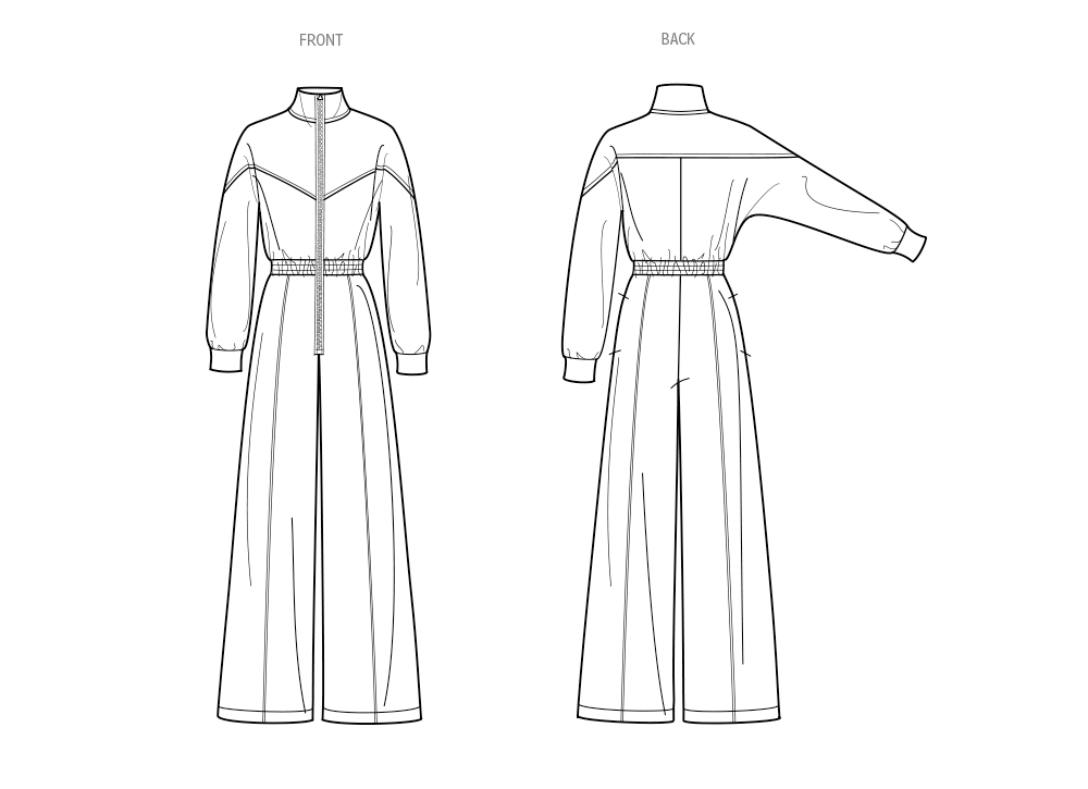 Simplicity S3011 sewing pattern envelope showing casual wear