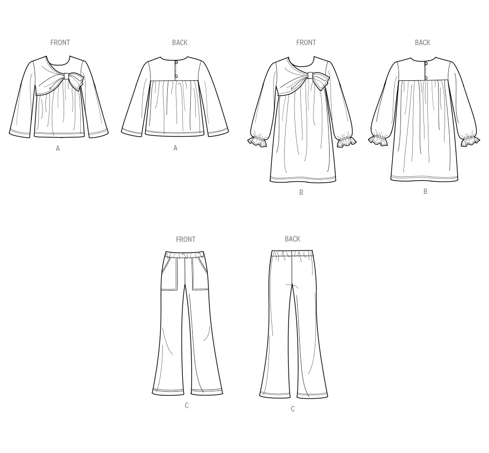 Simplicity S3015 sewing pattern envelope showing casual wear