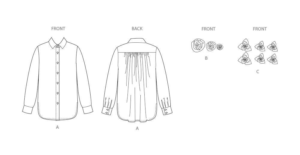 Simplicity S3101 sewing pattern envelope showing tops and waistcoats