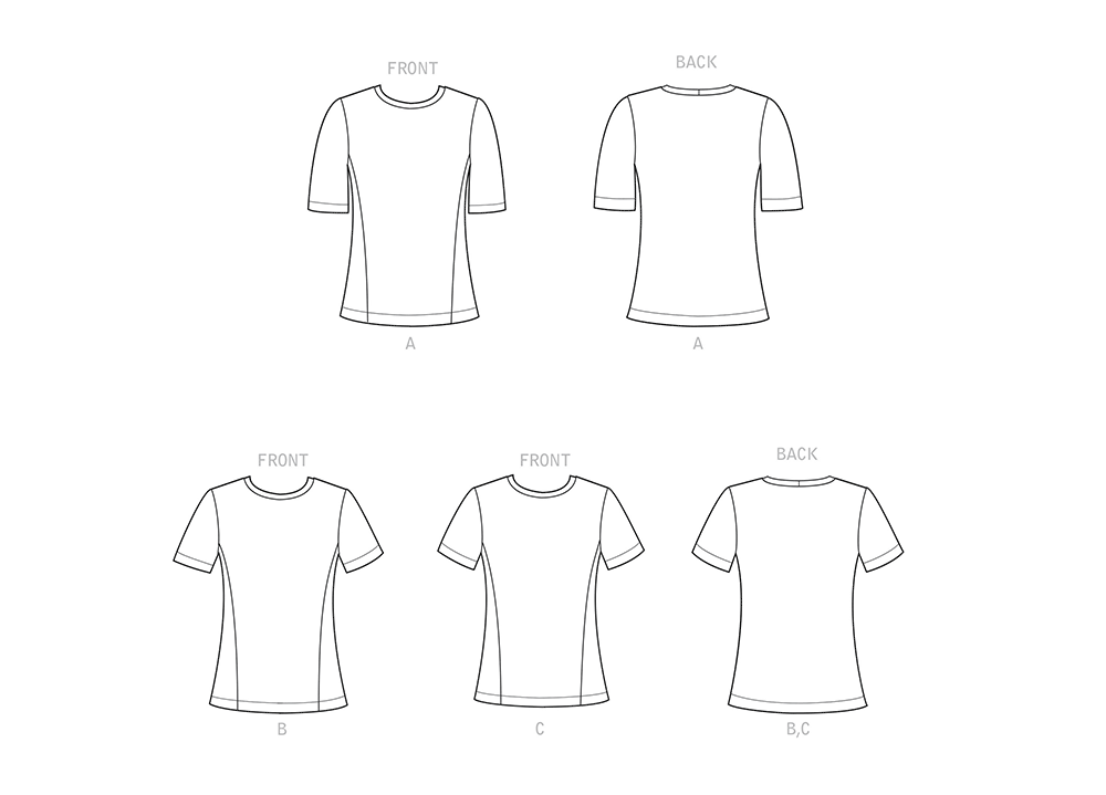 Simplicity S9229 sewing pattern envelope showing women's tops