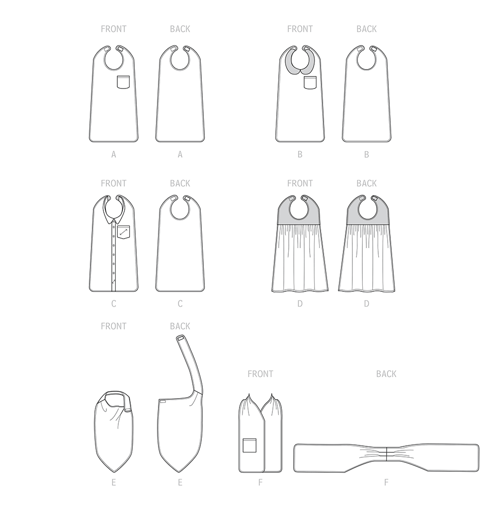 Simplicity S9489 sewing pattern envelope showing accessories
