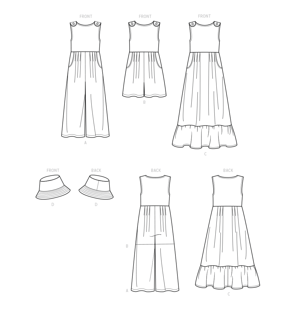 Simplicity S9617 sewing pattern envelope showing dress designs
