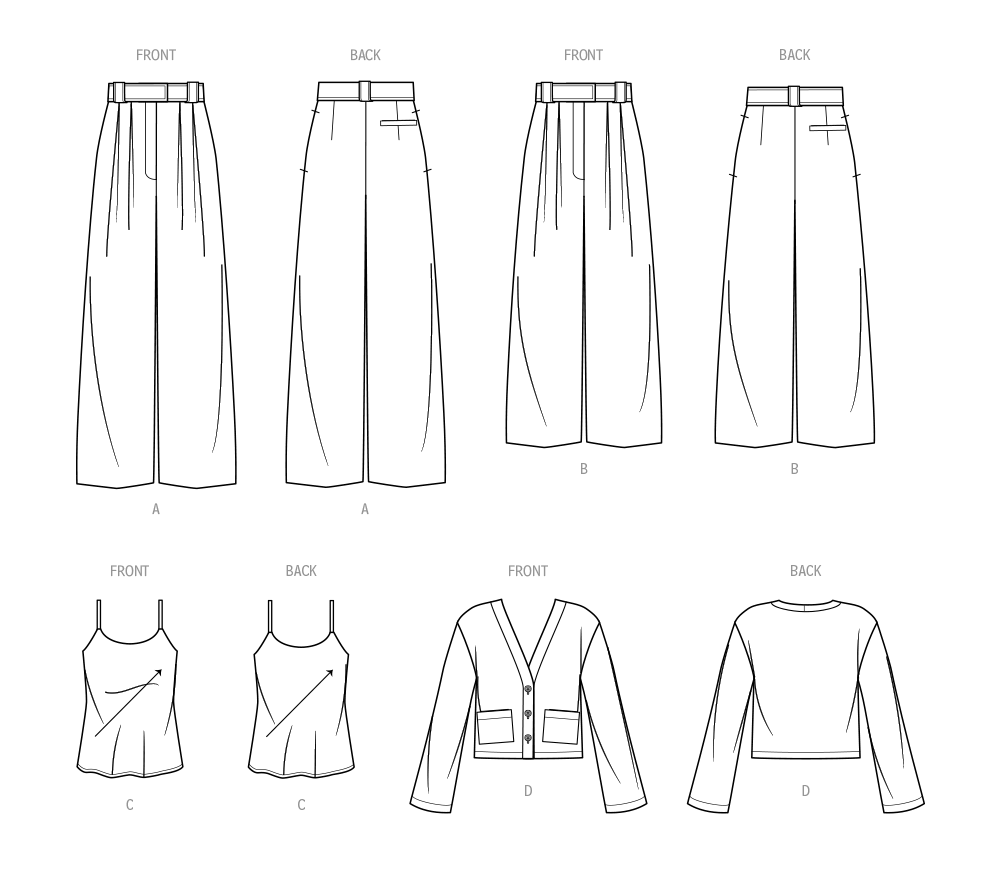 Simplicity S9827 plus size casual wear sewing pattern envelope