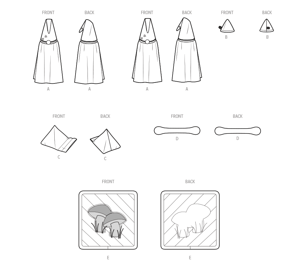 Simplicity S9878 sewing pattern envelope showing kitchen accessories