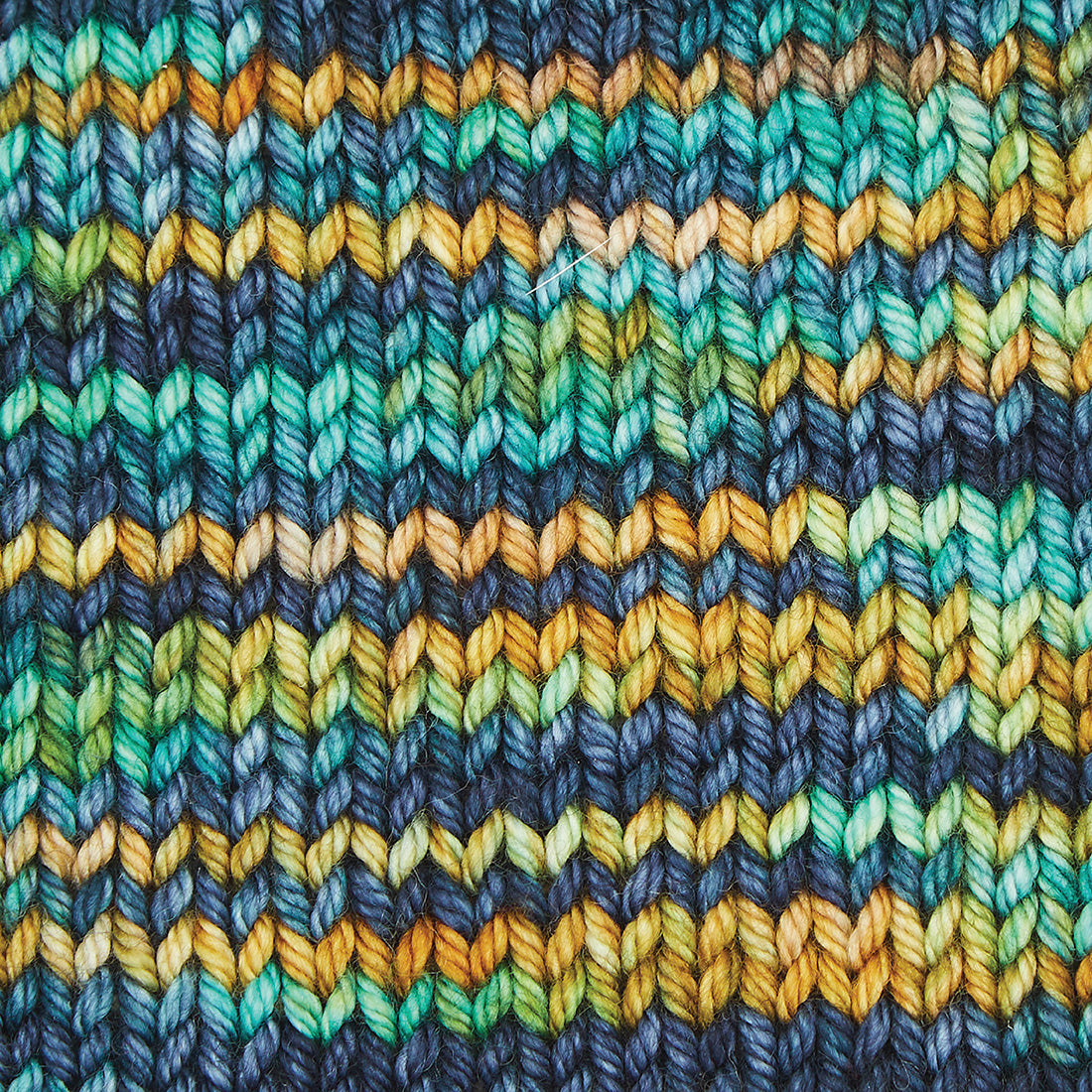 Hand-dyed skein of Symfonie Bella yarn in Riverbank