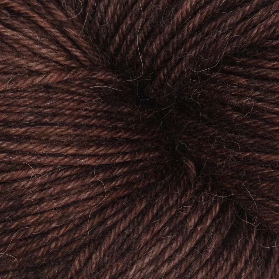 100g skein of Symfonie Serra yarn in Dark Earth