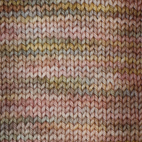 Skein of Symfonie Terra sock yarn in Moonlit Glow