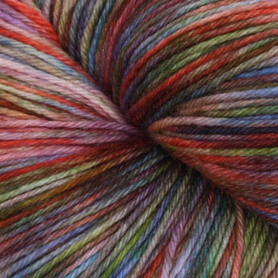 Skein of Symfonie Terra sock yarn in Spellbound