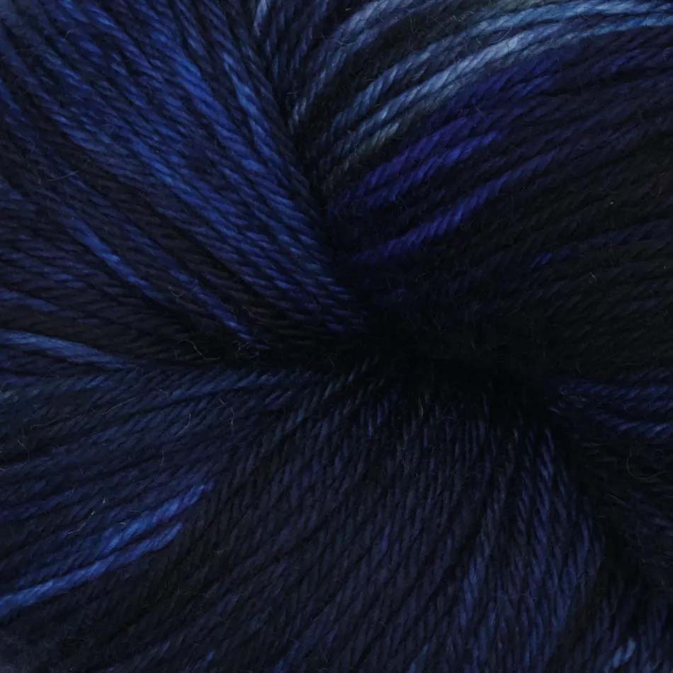 Skein of Symfonie Yarns Terra sock yarn in Deep Sea