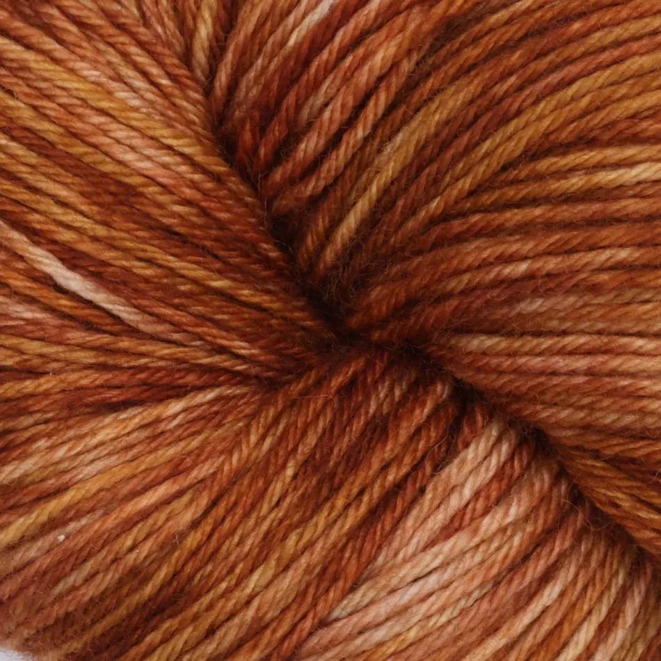 Skein of Symfonie Yarns Terra sock yarn in Caramel