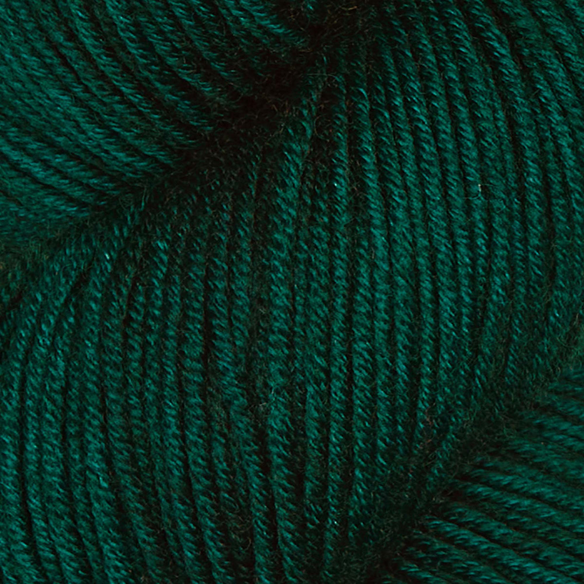 Skein of Symfonie Viva DK merino yarn in Deep Emerald
