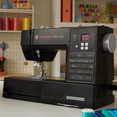 Singer Heavy Duty HD6605 Sterling Black Sewing Machine - 100 stitch patterns, needle up/down