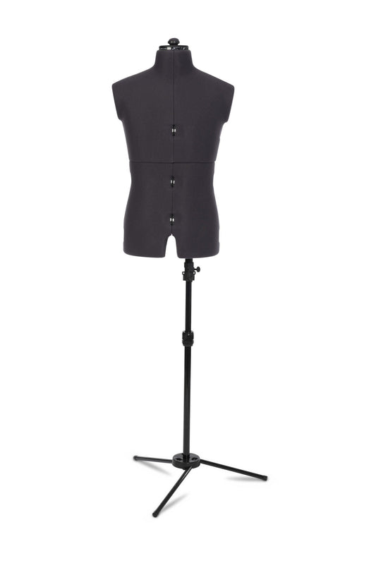 Adjustoform * made in the UK * Male Dress Form (Charcoal Grey) One Size - Ex Display
