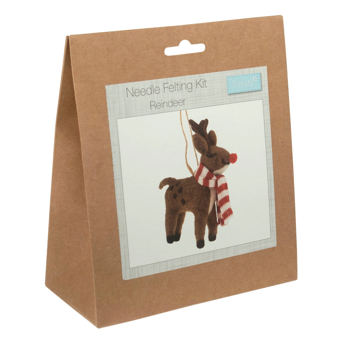 Trimits Needle Felting Kit - Christmas - Reindeer with Scarf