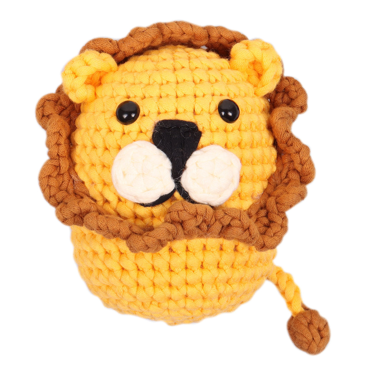 Trimits beginners amigurumi crochet lion kit with finished lion