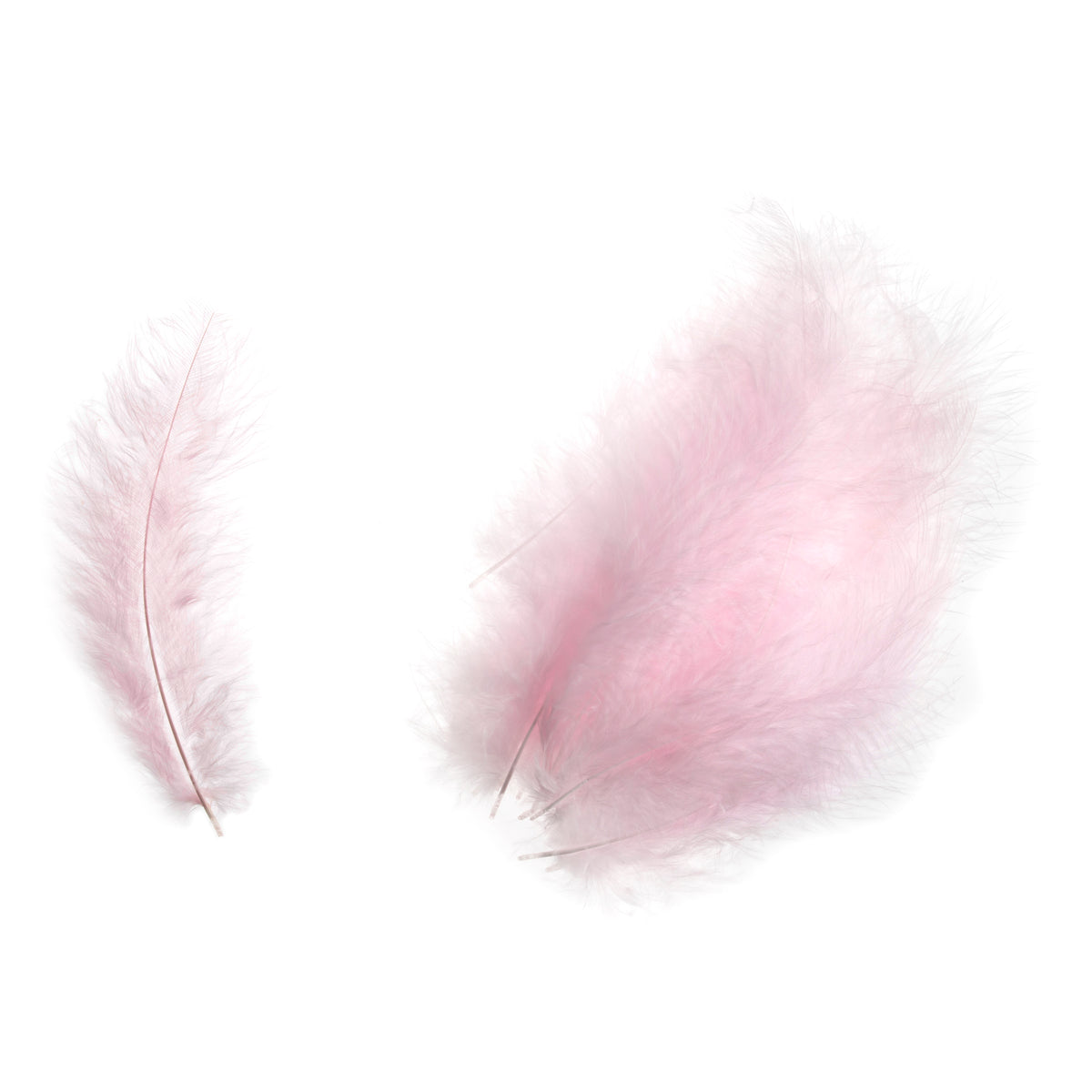 Pack of pink marabou feathers by Trimits