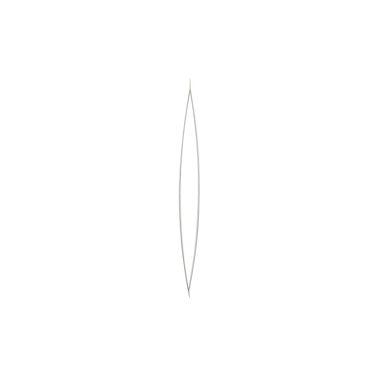 Pack of 4 long big eye beading needles