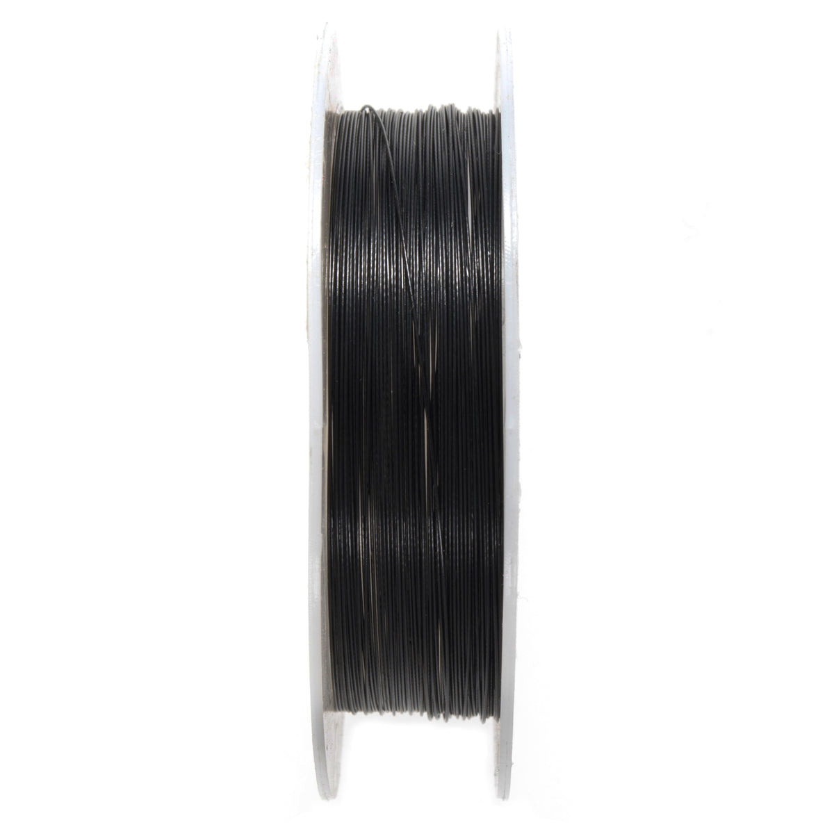 Small reel of black coated bead wire