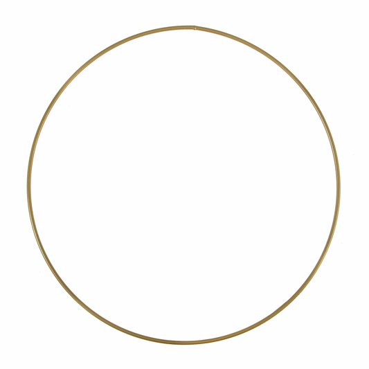 Trimits Gold Metal Wire Craft Hoop - 25cm