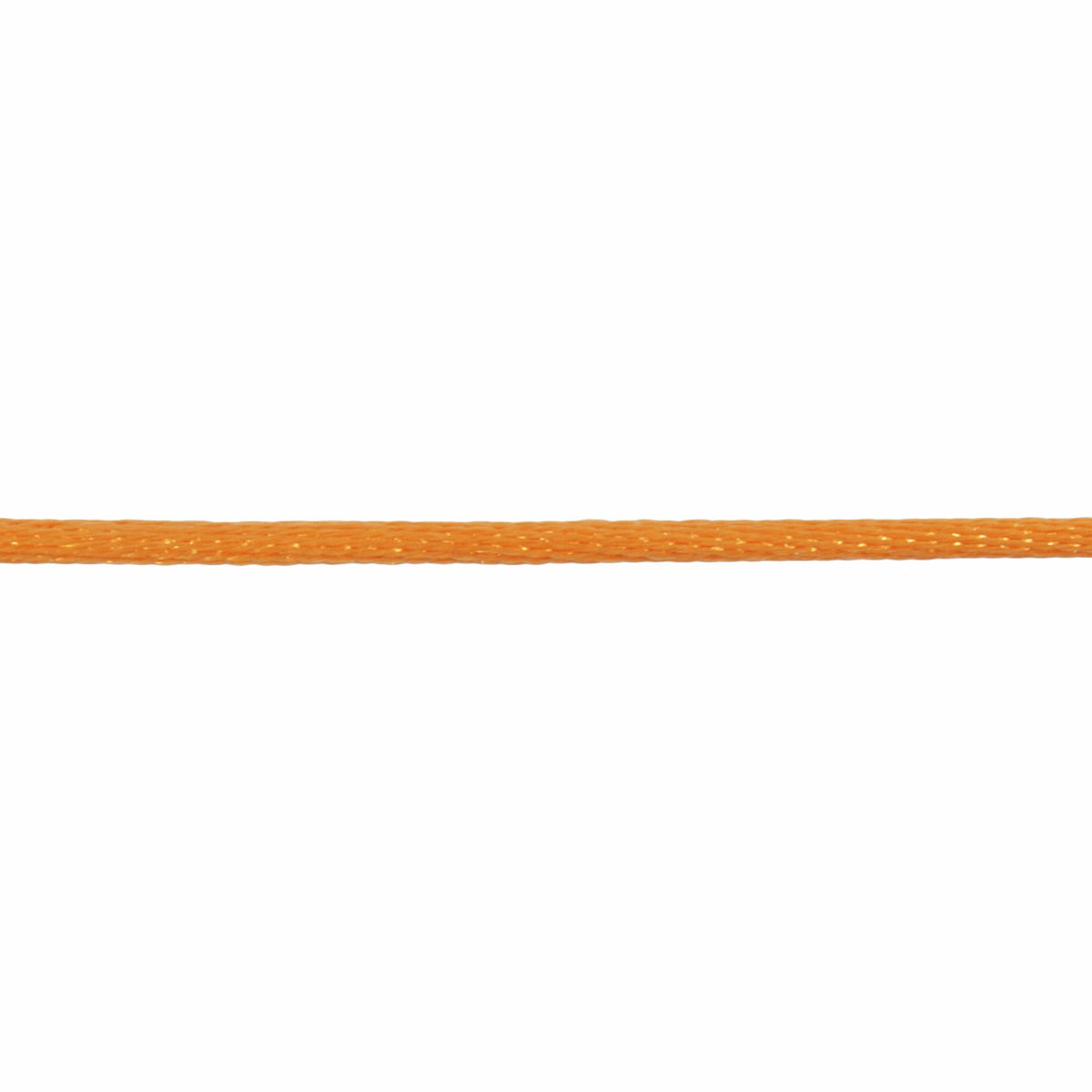 Trimits Orange Polyester Satin Cord - 50m x 2mm