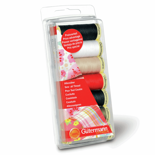 Gutermann Thread Set Sew-All 7 x 100m Assorted