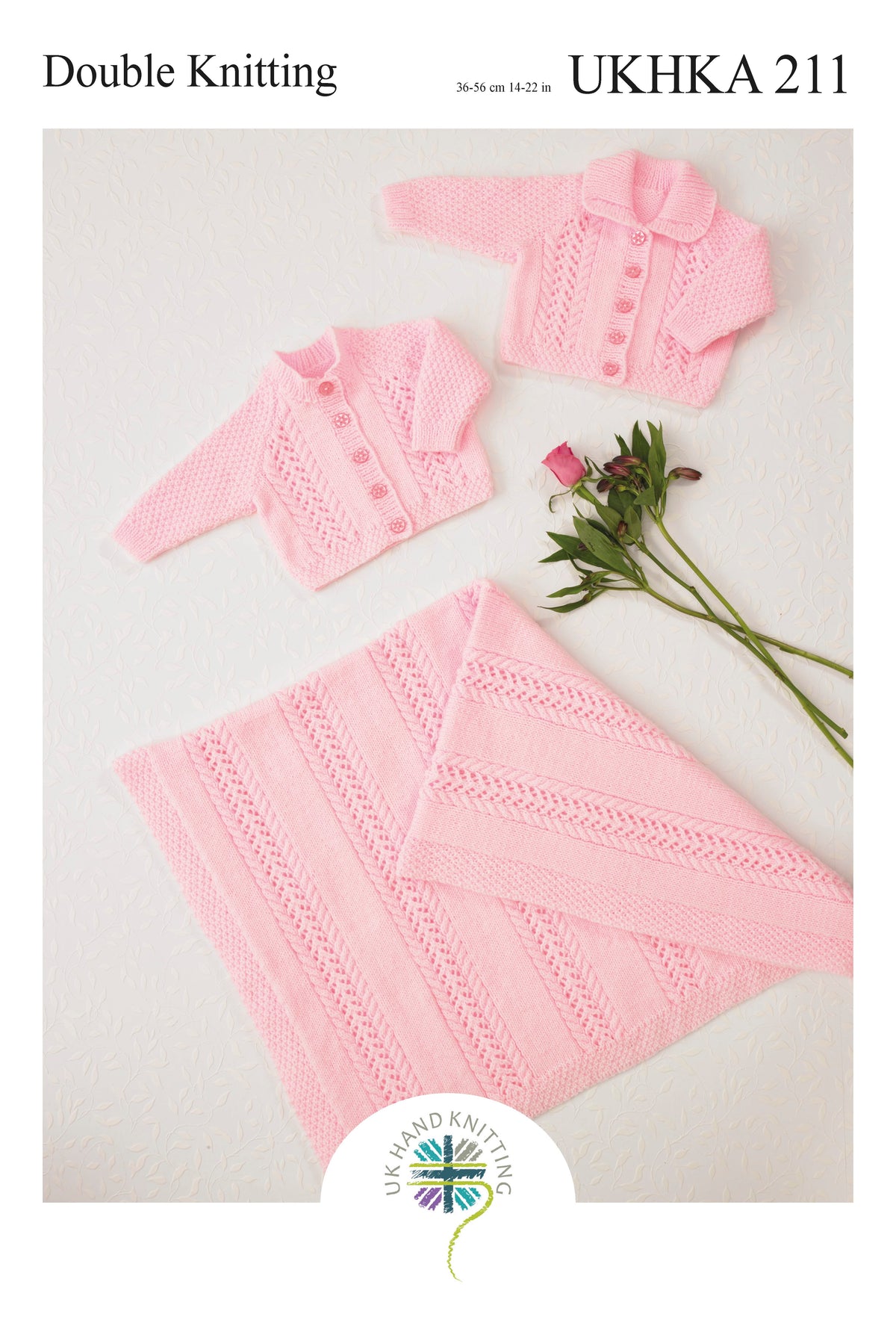 UK Hand Knitting Association Cardigans and Blanket Knitting Pattern - DK - Pattern 211