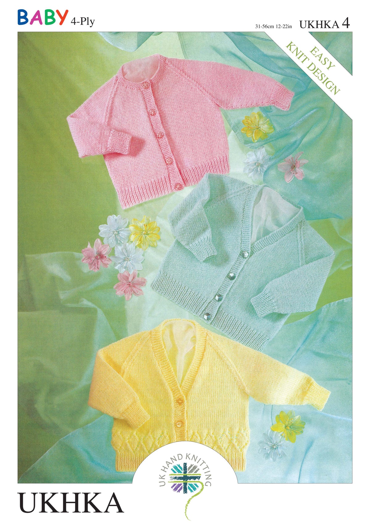 4 Ply cardigans knitting pattern cover