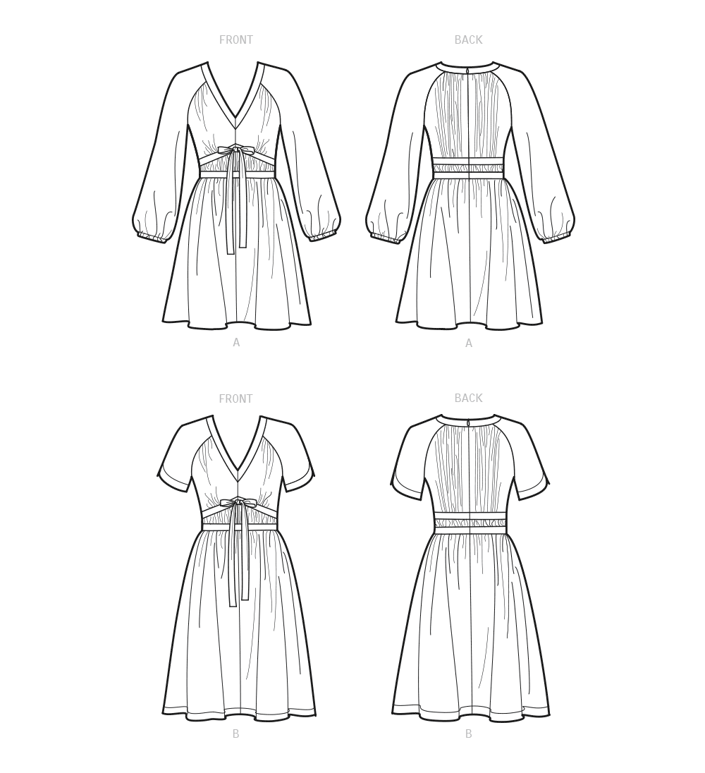 New Look N6729 sewing pattern envelope showing cut-away maxi dress