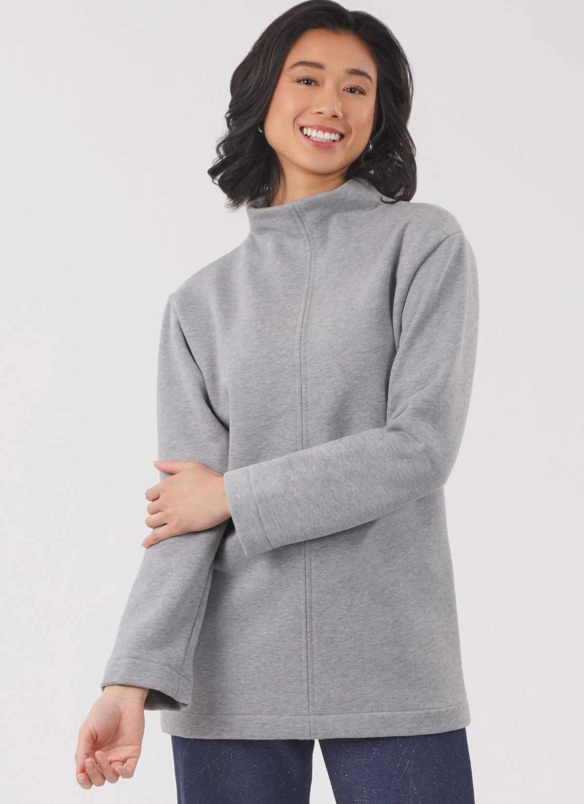 New Look N6814 sewing pattern envelope showing pullover knit tops